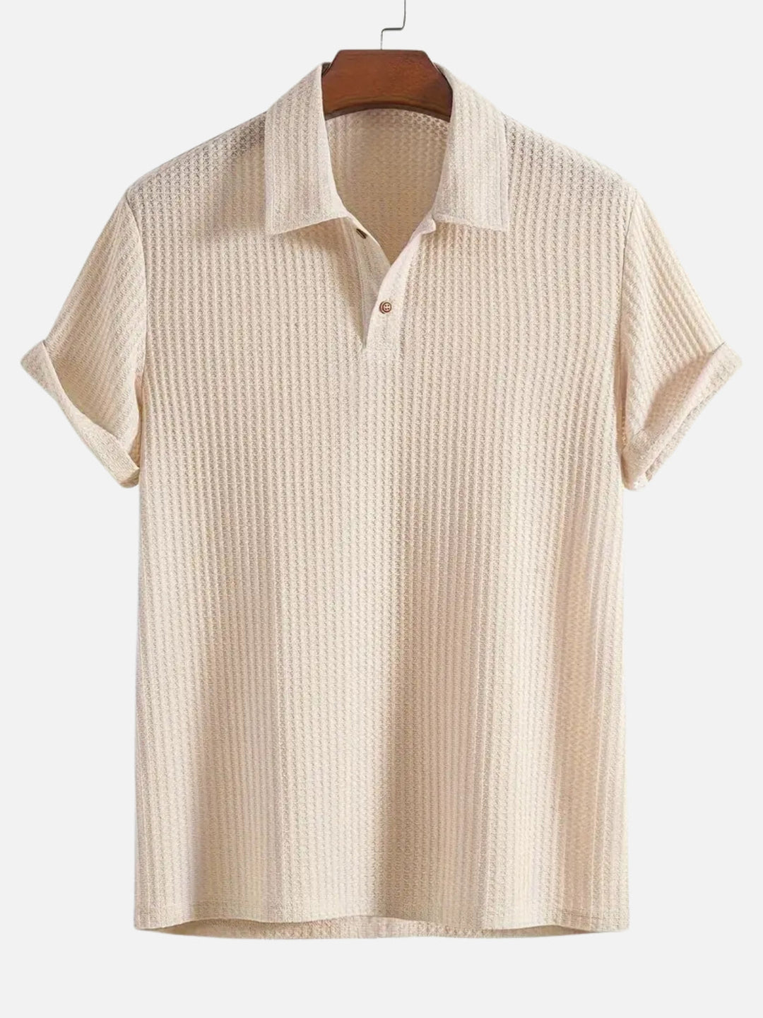 BreezeKnit™ Polo – Lightweight, Textured, and Effortlessly Cool