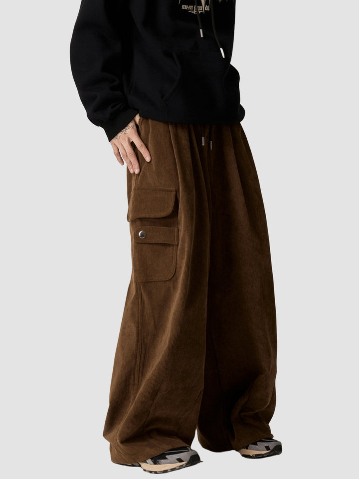 WLS Loose Corduroy Cargo Pants