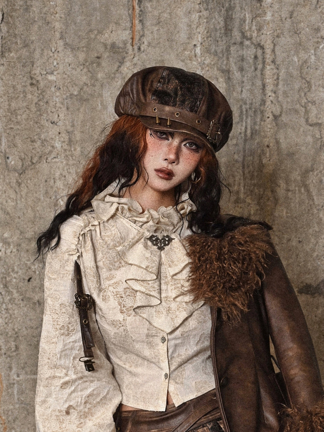 WLS Maillard Punk Rivet Octagonal Hat