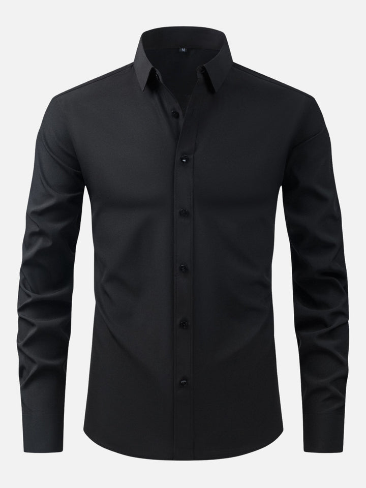 Non-Iron Extra Stretch Shirt – Natural Button Edition