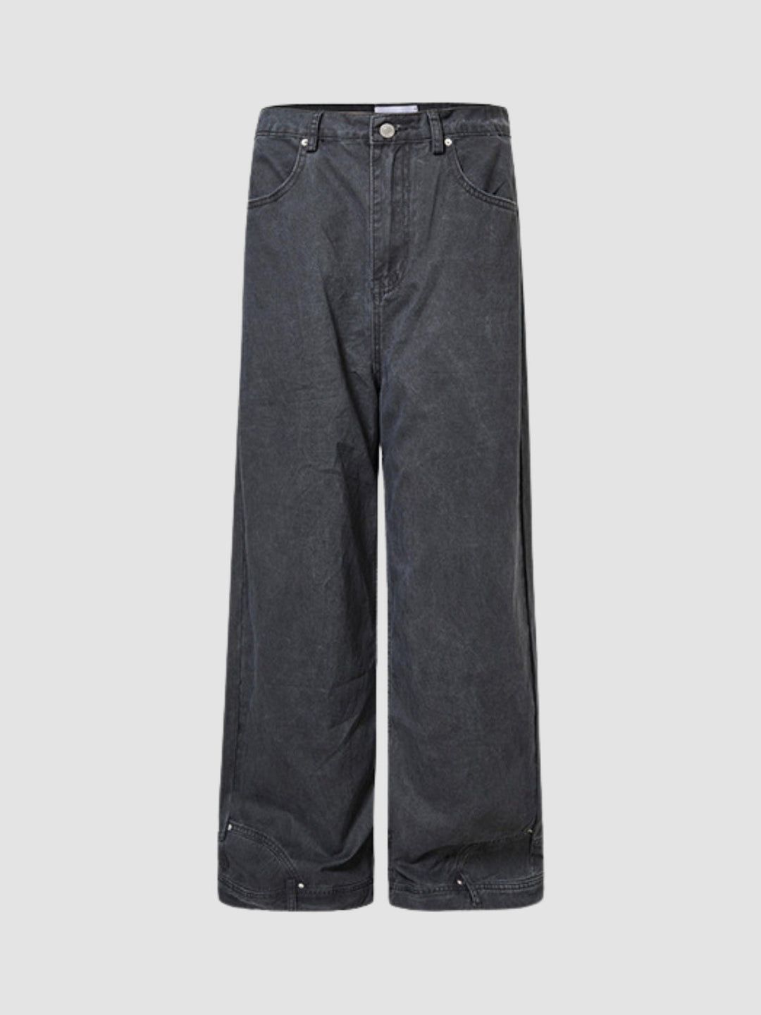 WLS American Rivet Straight-Leg Flared Pants