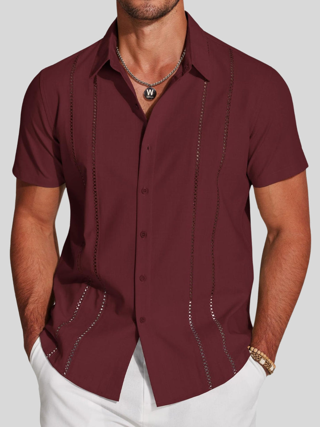 Summer Cuban Guayabera Shirt