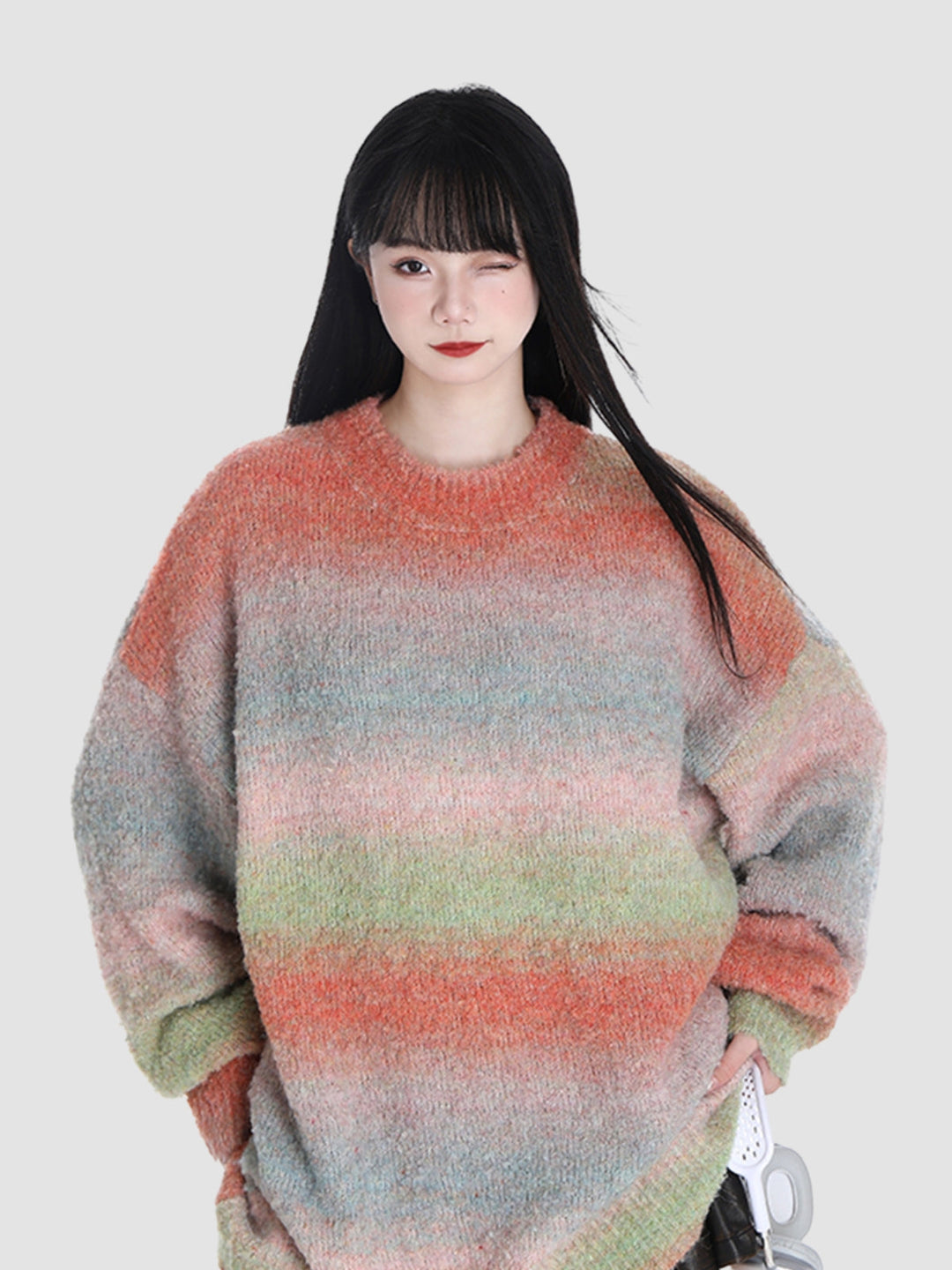 WLS Maillard Rainbow Gradient Sweater