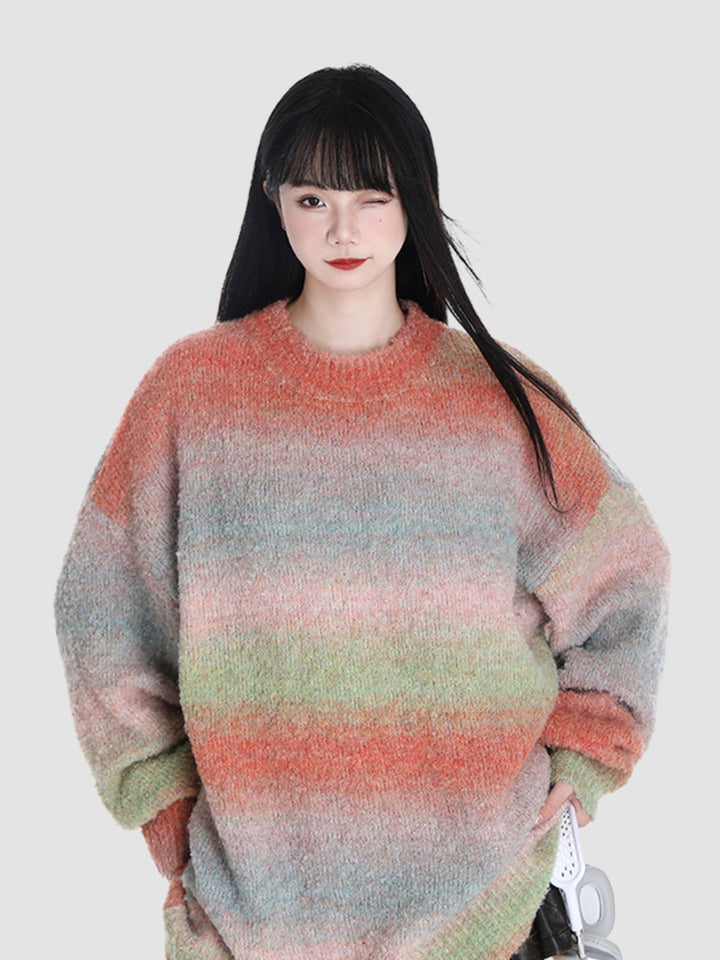 WLS Maillard Rainbow Gradient Sweater