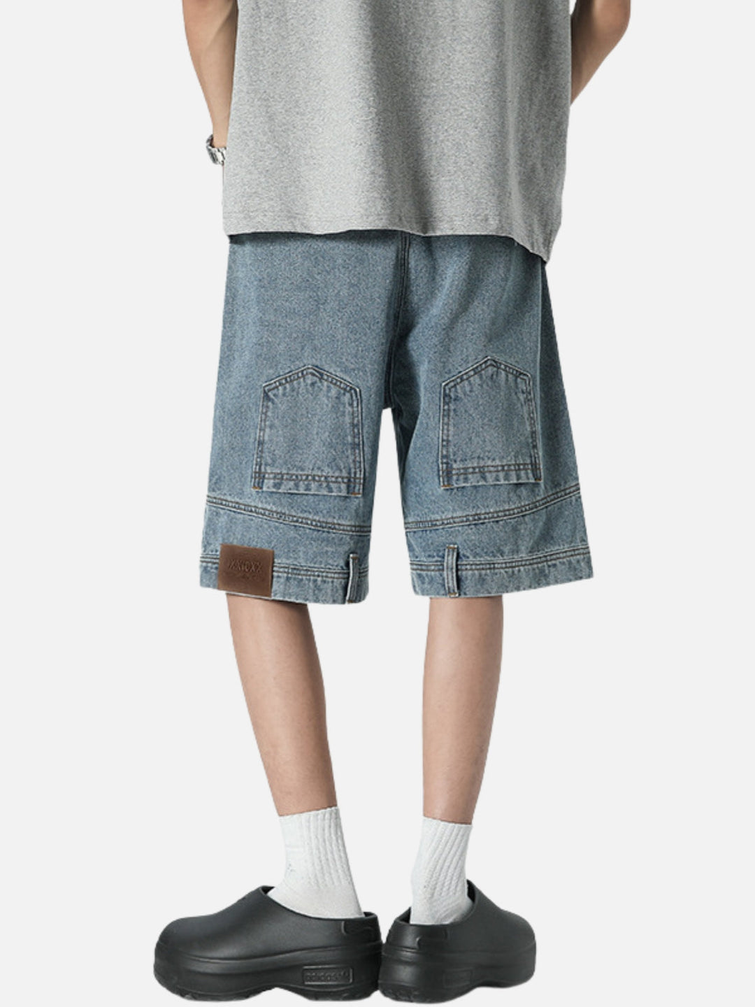 StreetFlex Straight‑Cut Bermuda Shorts