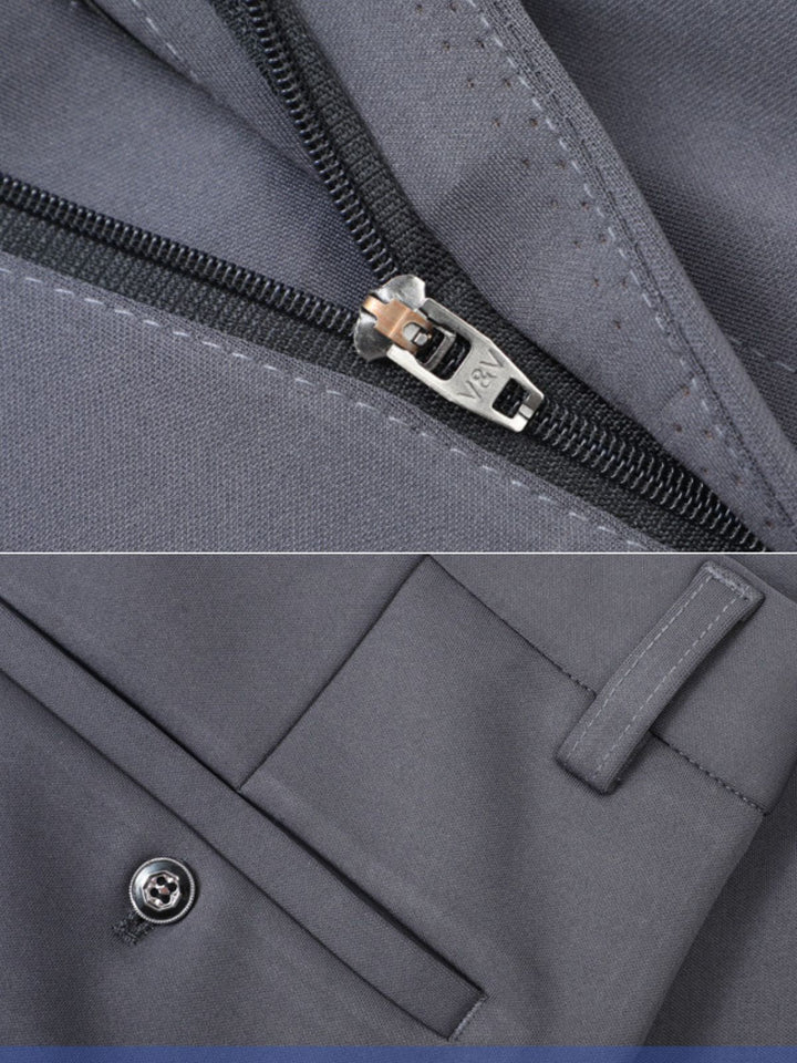 Non-Iron Casual Stretch Dress Trousers
