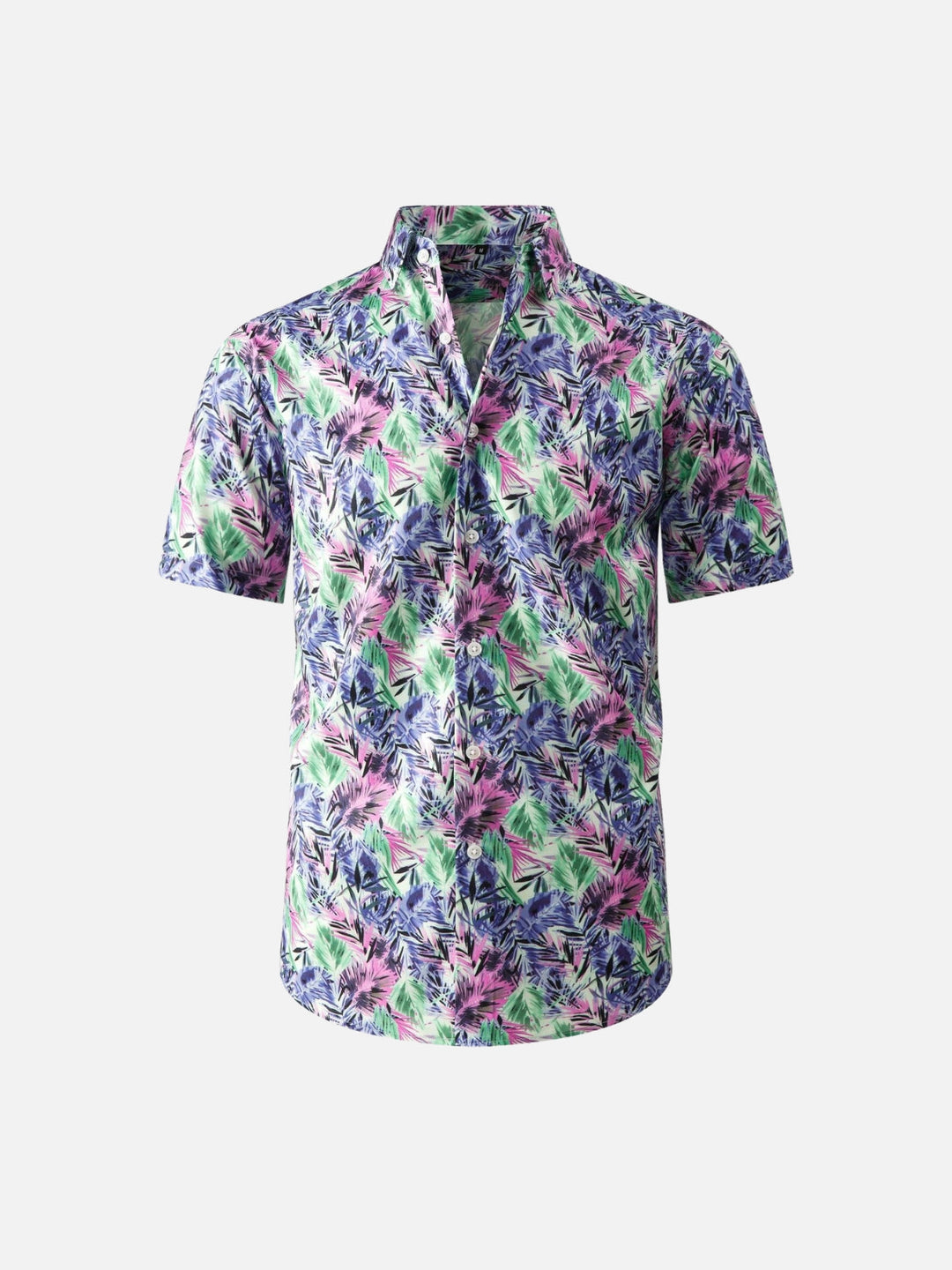 Tropical Bloom Ice Silk Aloha Shirt