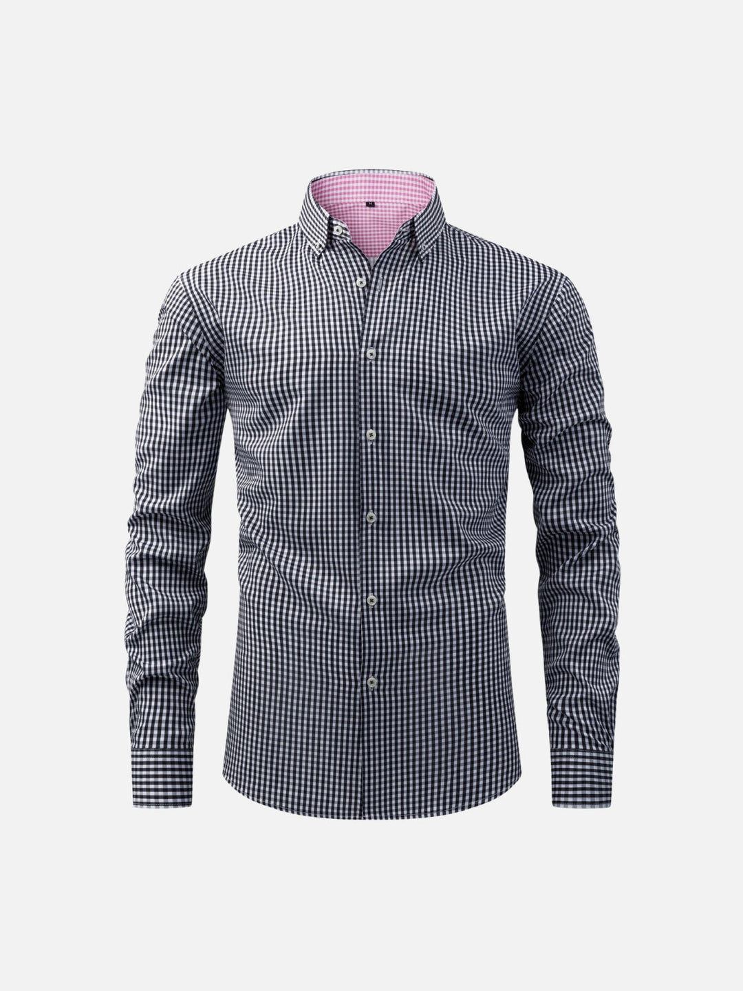 Non-Iron Stretch Gingham Dress Shirt