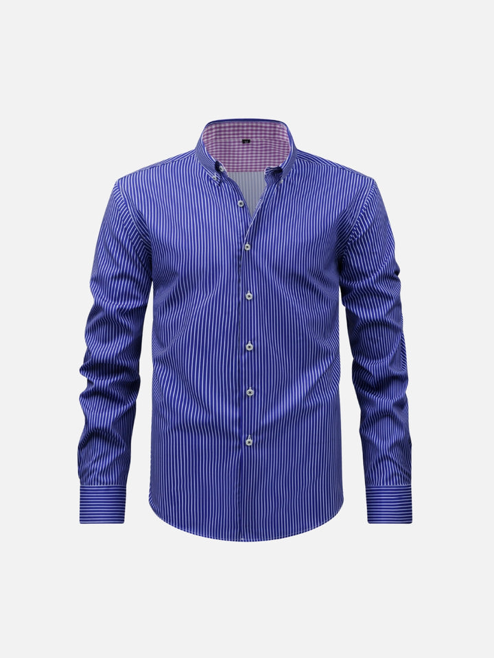 Non-Iron Stretch Gingham Dress Shirt