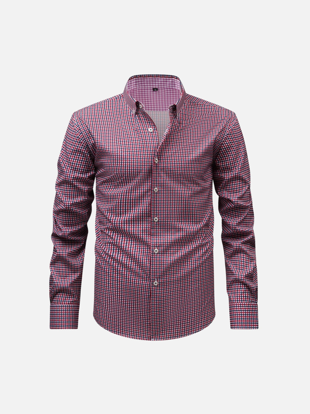 Non-Iron Stretch Gingham Dress Shirt