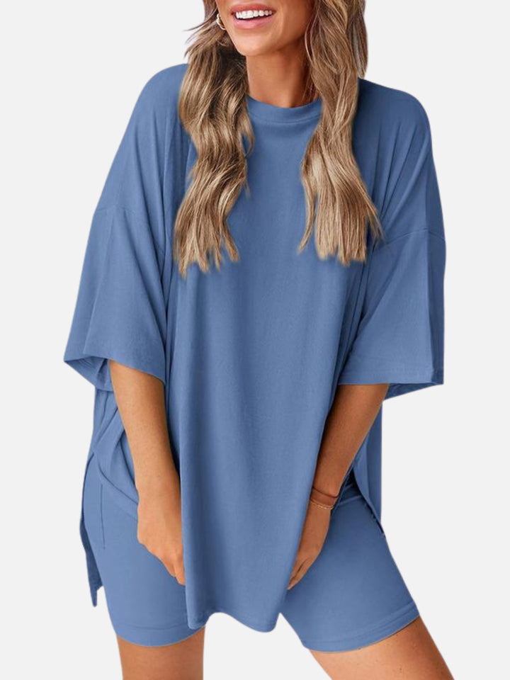 Reviva Summer Lounge Set — Oversized Comfort, Effortless Style