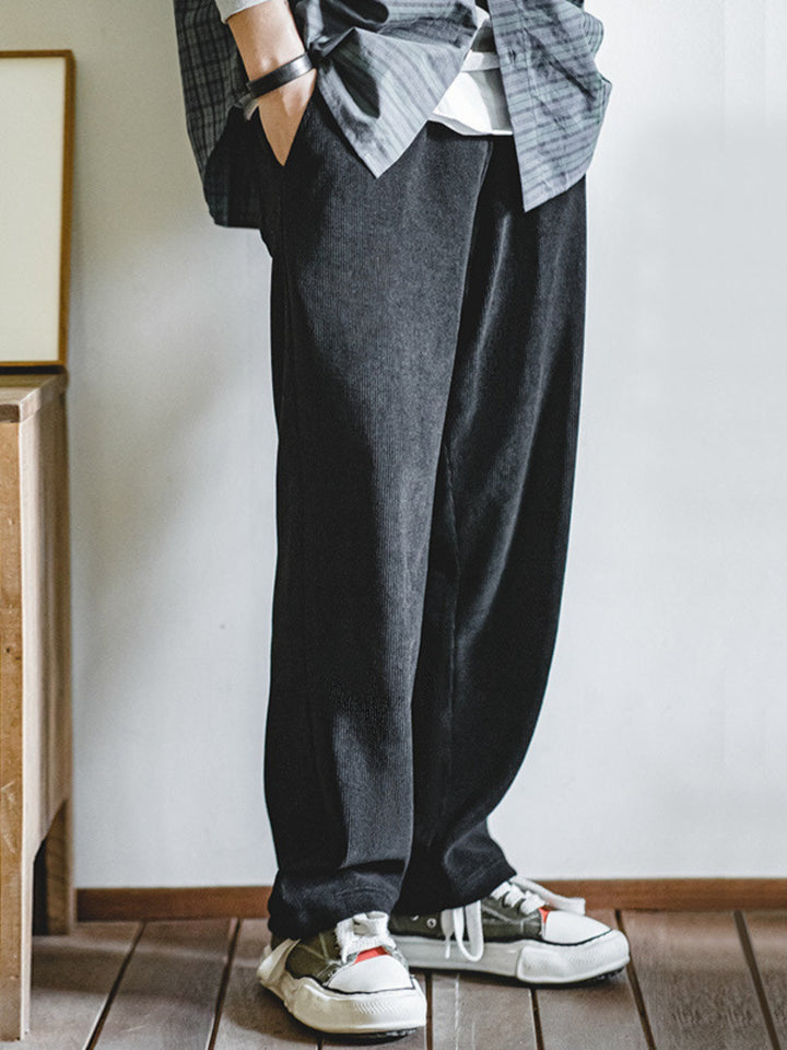 WLS Chenille Corduroy Straight Leg Pants