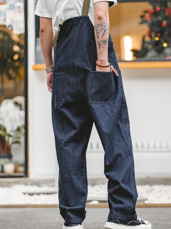 WLS Washed Denim Straight-Leg Jeans