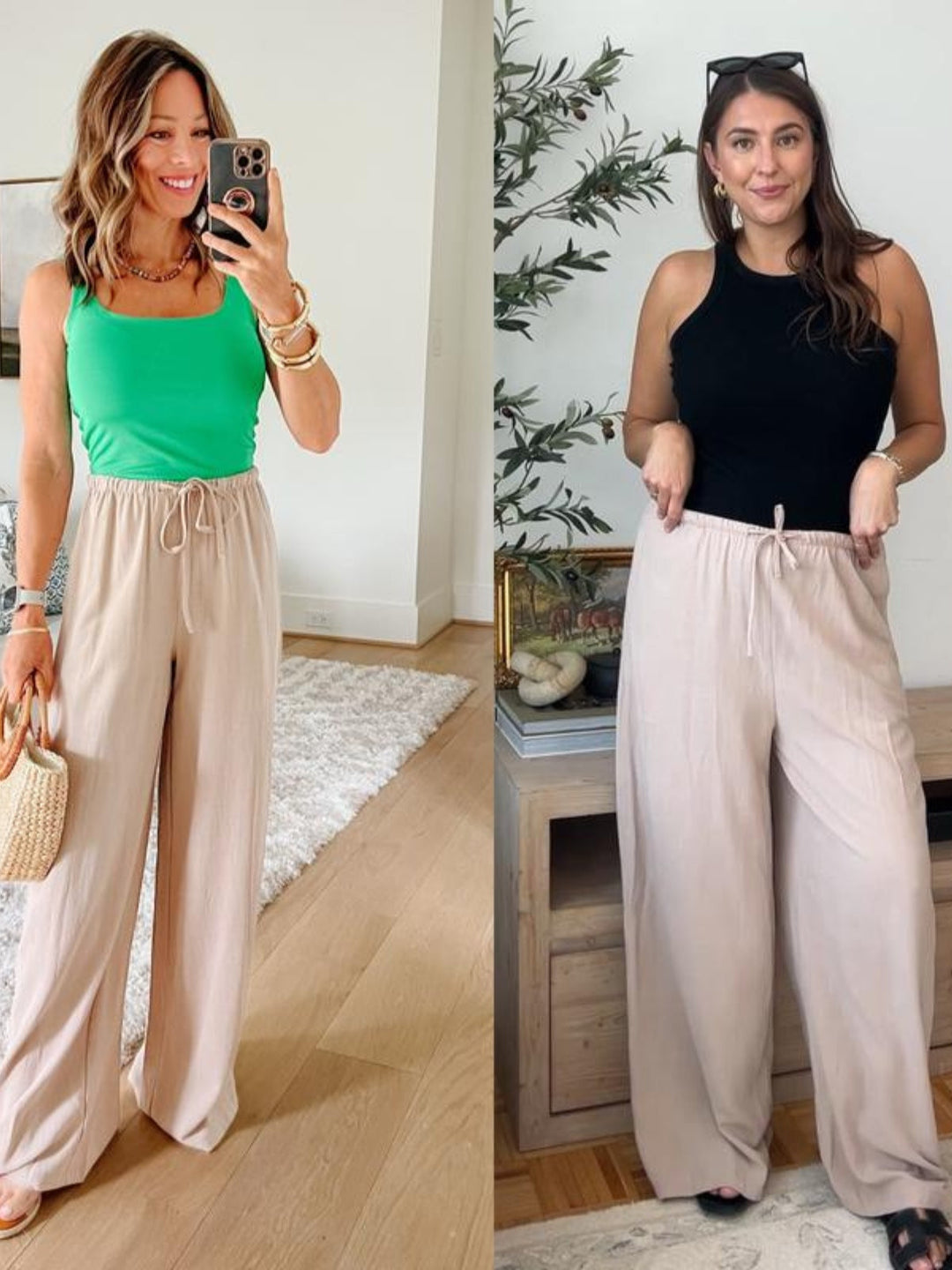UrbanEase Drawstring Wide‑Leg Pants