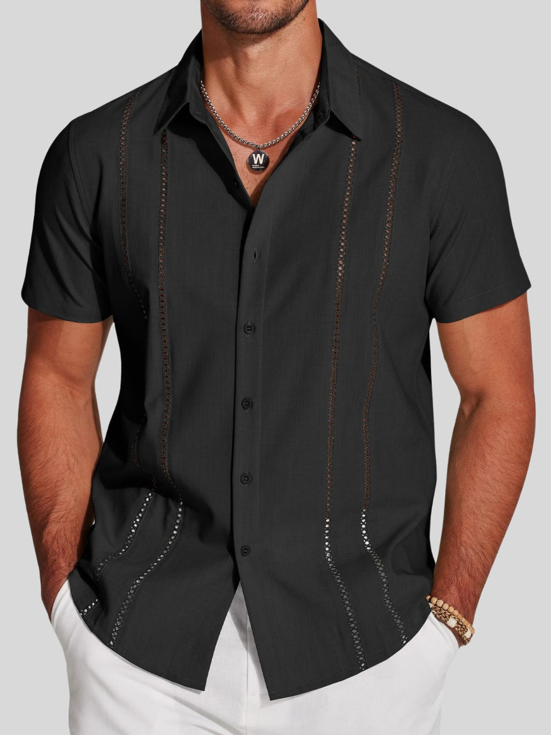 Summer Cuban Guayabera Shirt