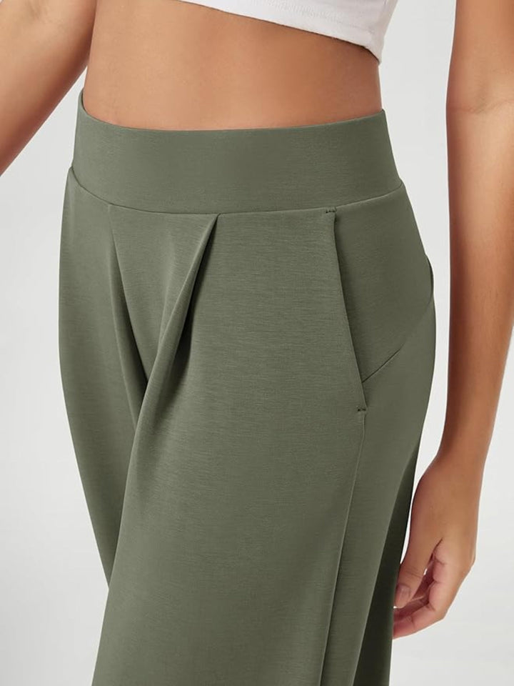 WLS Modal Blend Wide-Leg Trousers