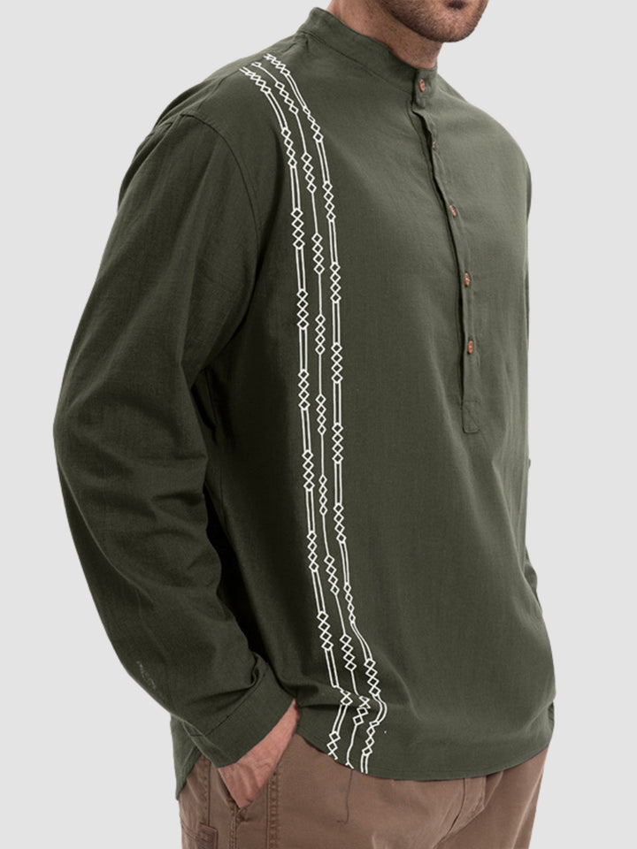 WLS Printed Cotton Shirt