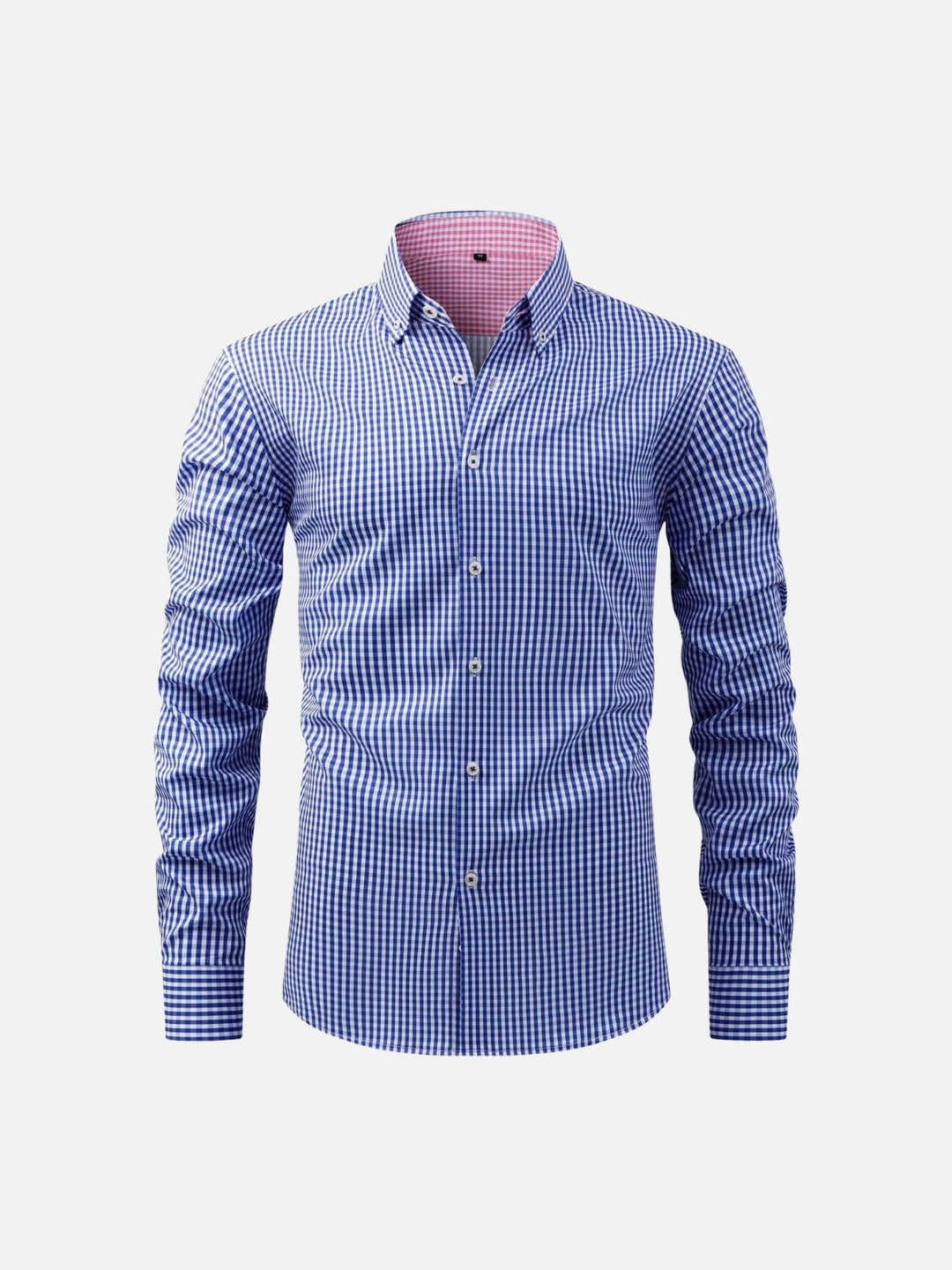 Non-Iron Stretch Gingham Dress Shirt