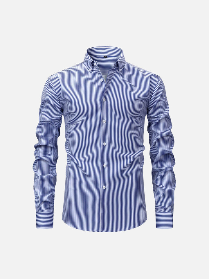 Non-Iron 4-Way Stretch Business Dress Shirt