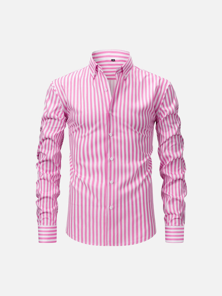 Non-Iron 4-Way Stretch Business Dress Shirt
