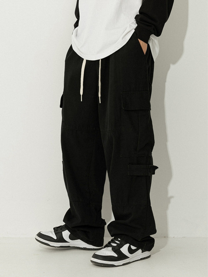 WLS Retro Japanese Loose Cargo Trousers