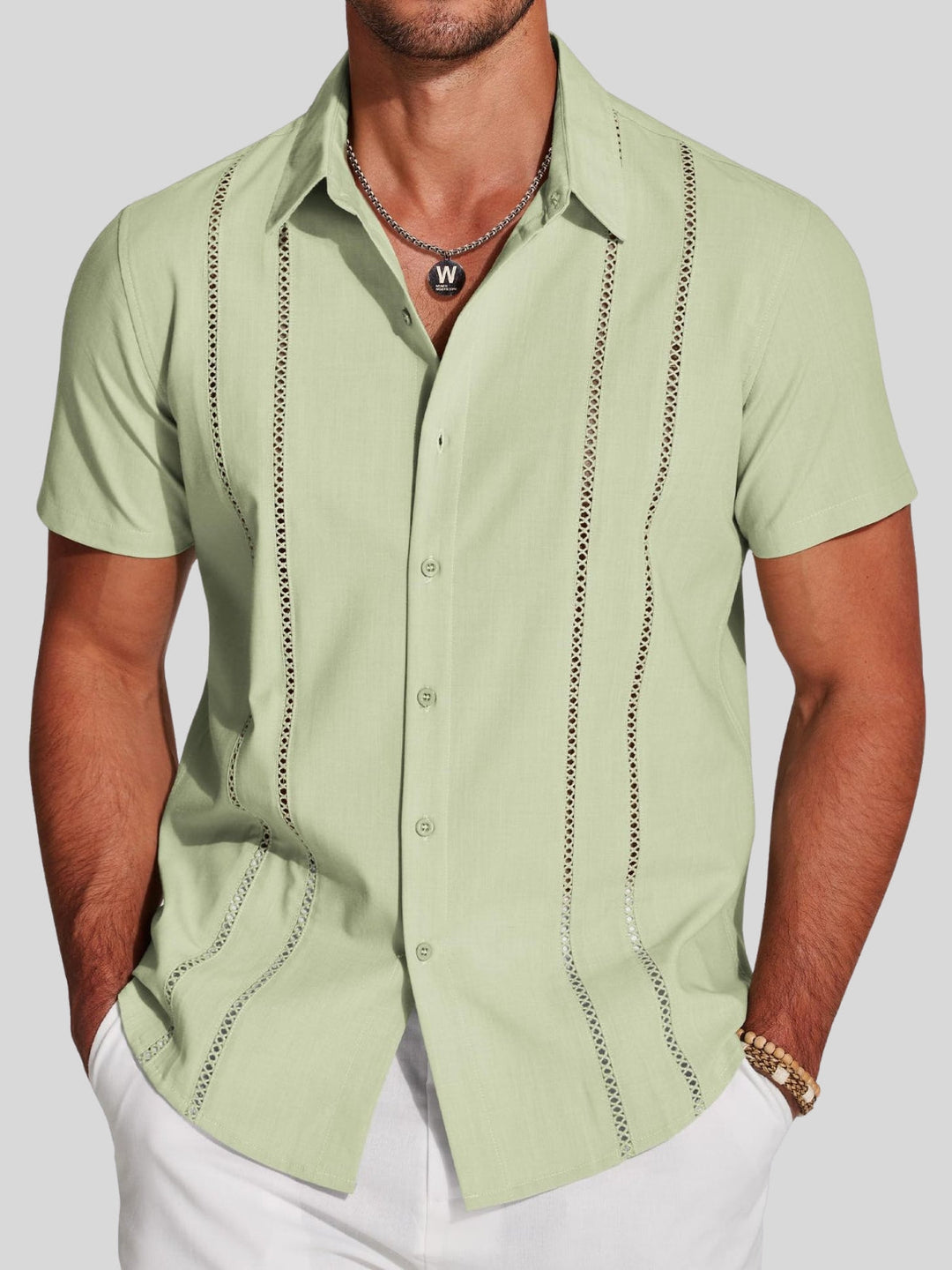Summer Cuban Guayabera Shirt