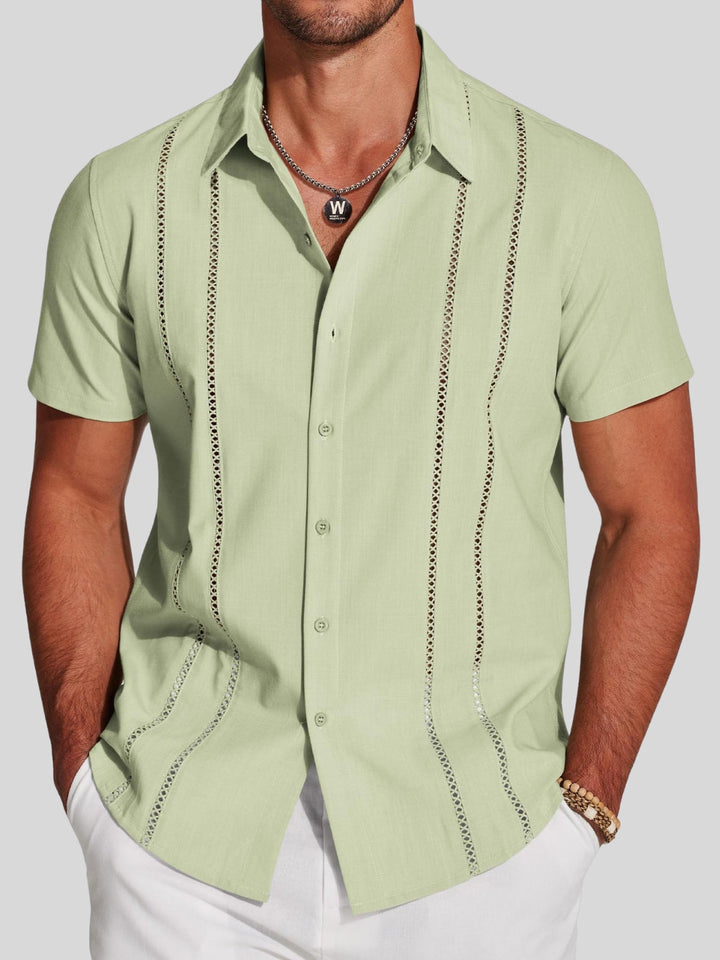 Summer Cuban Guayabera Shirt
