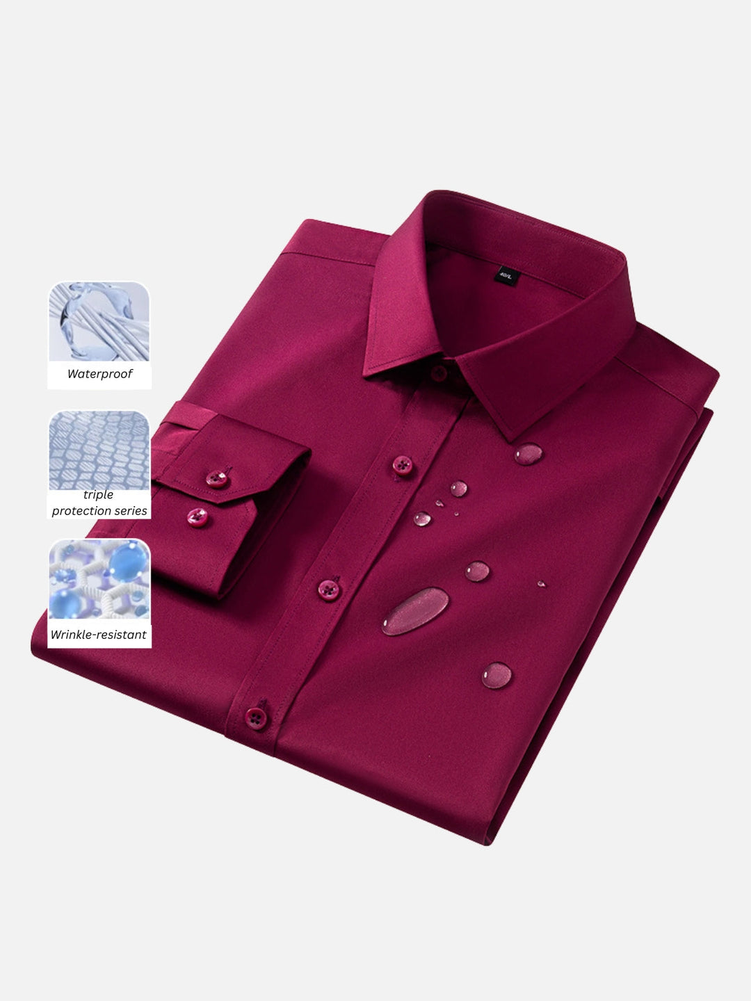 Water-Repellent Wrinkle-Free Dress Shirt