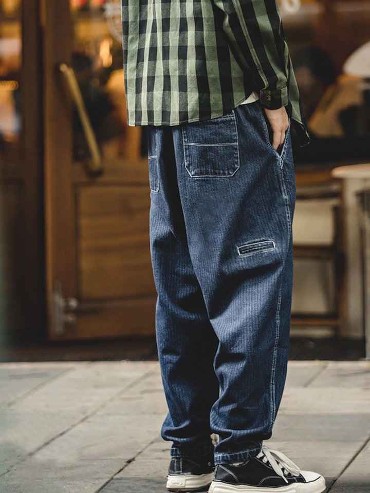 WLS Casual Loose Tapered Jeans