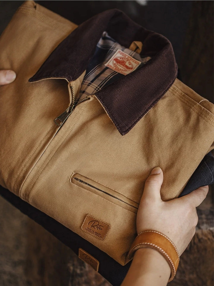 WLS Retro Detroit Canvas Hunting Jacket