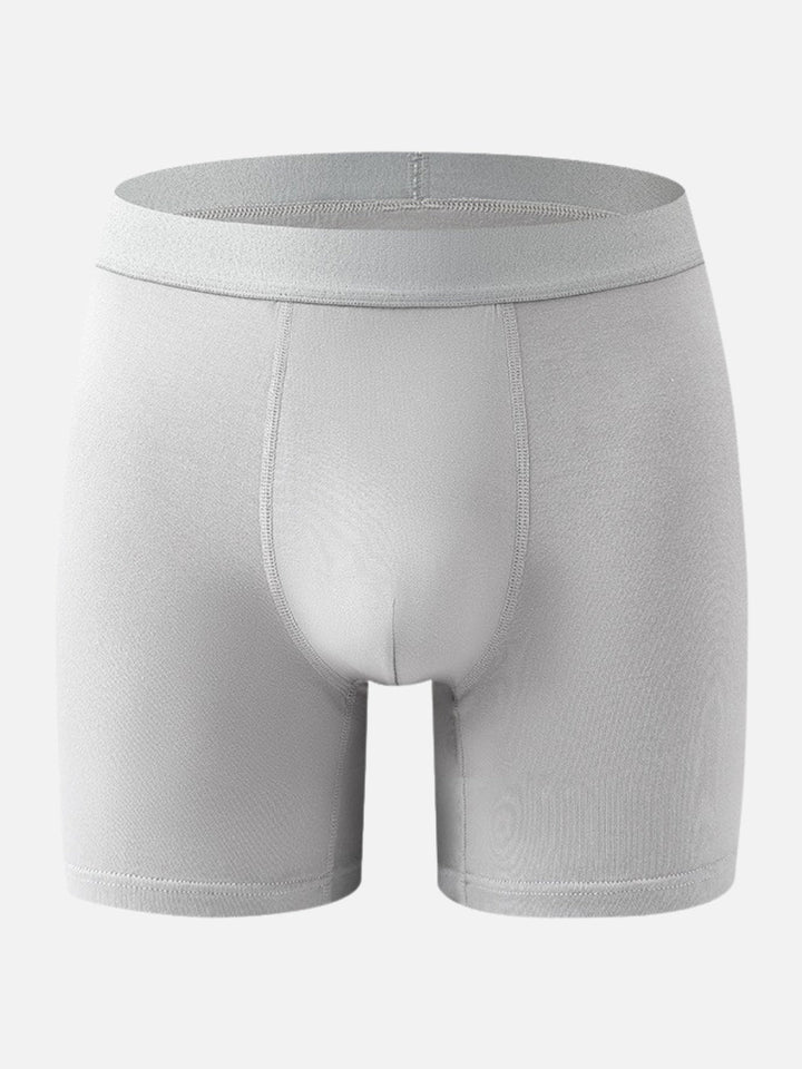 8-Pack Ultra-Comfort Bamboo Boxer Briefs – Breathable, Stretch Fit, Mid-Waist