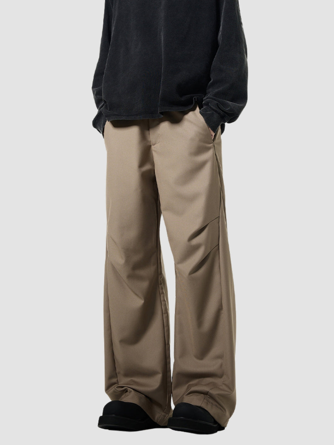 WLS Loose High-End Straight Pants