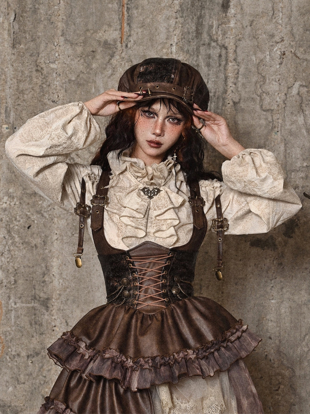 WLS Maillard Punk Rivet Octagonal Hat