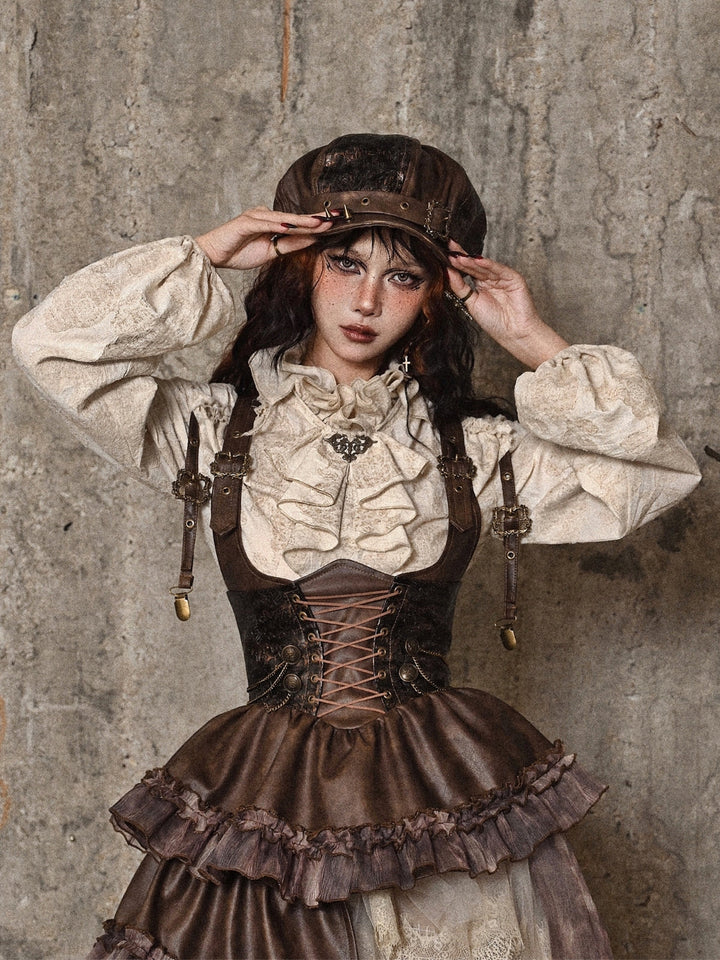 WLS Maillard Punk Rivet Octagonal Hat