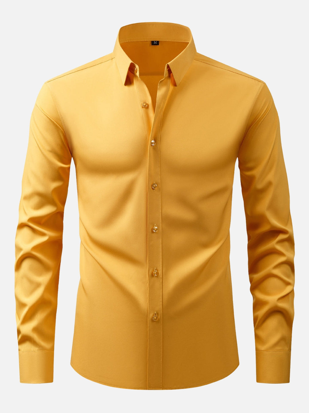 Non-Iron Extra Stretch Shirt – Natural Button Edition