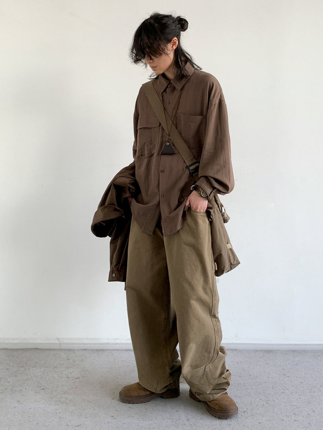 WLS Maillard Retro Loose Shirt