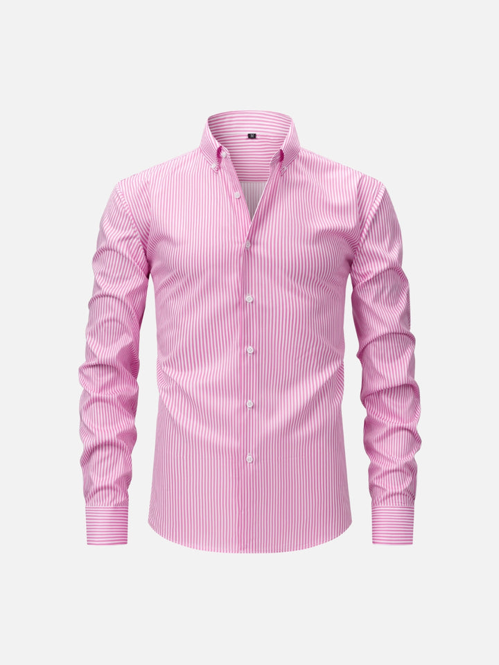 Non-Iron 4-Way Stretch Business Dress Shirt
