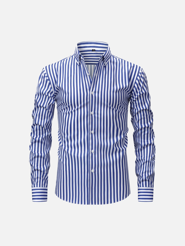Non-Iron 4-Way Stretch Business Dress Shirt