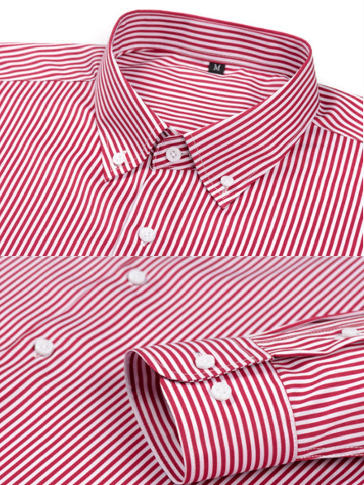 Non-Iron 4-Way Stretch Business Dress Shirt