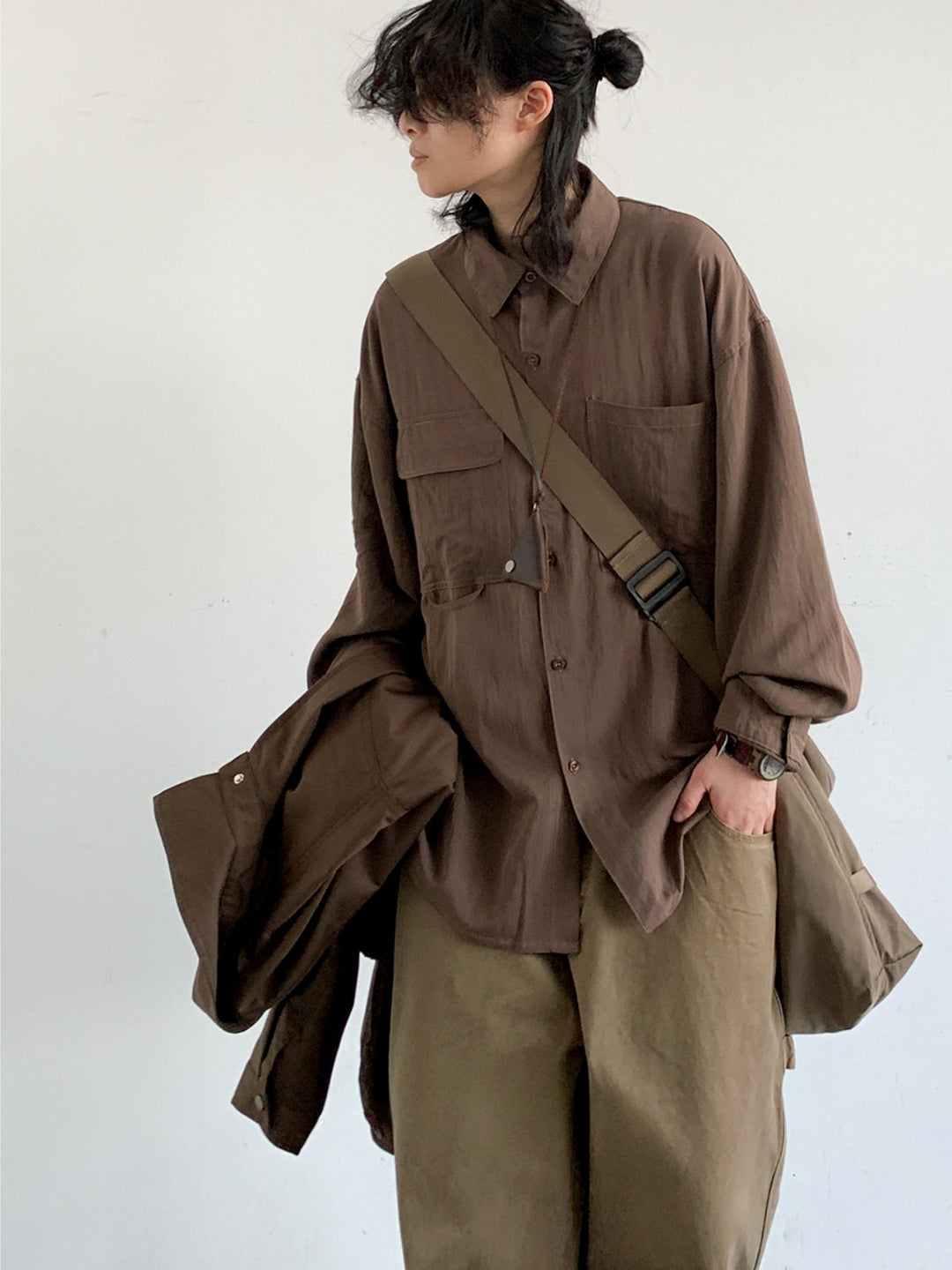WLS Maillard Retro Loose Shirt