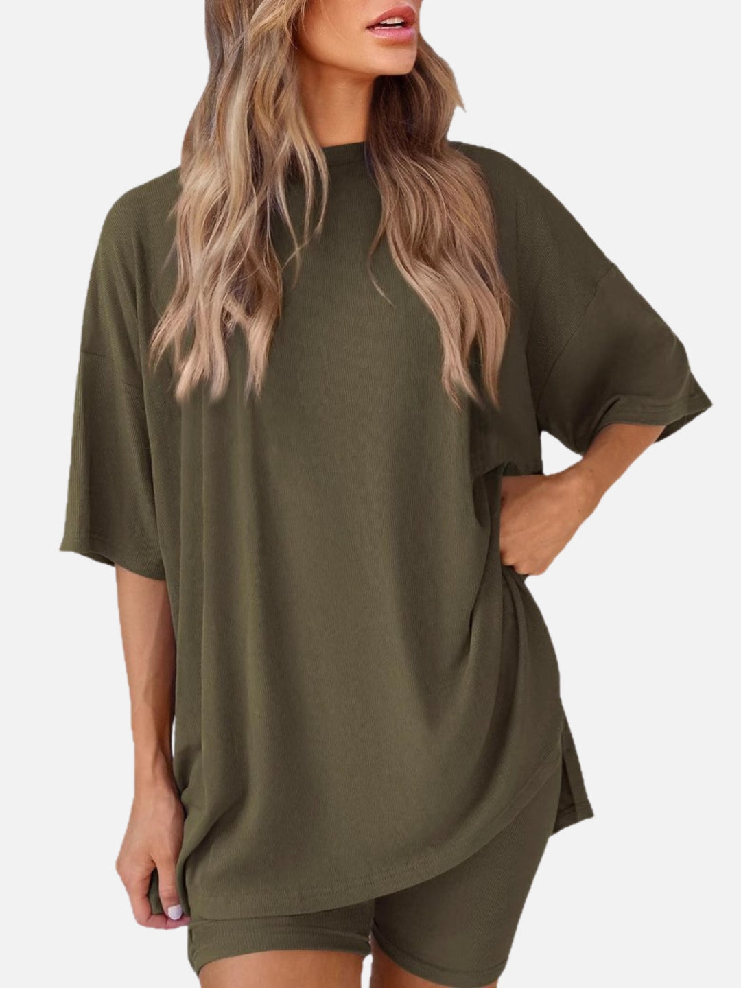 Reviva Summer Lounge Set — Oversized Comfort, Effortless Style