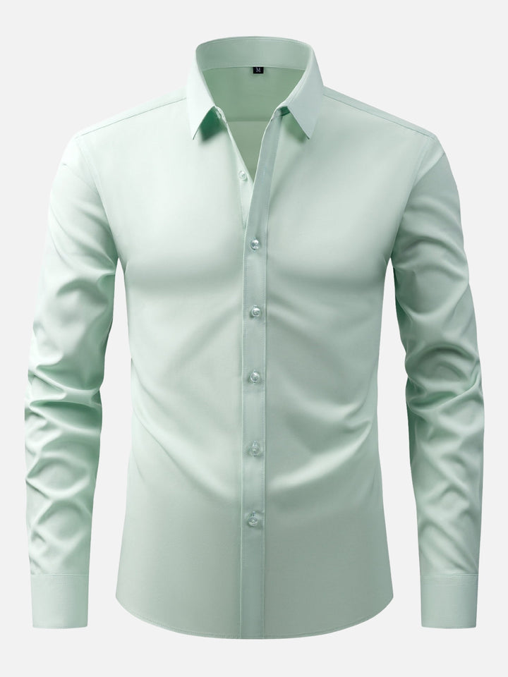 Non-Iron Extra Stretch Shirt – Natural Button Edition