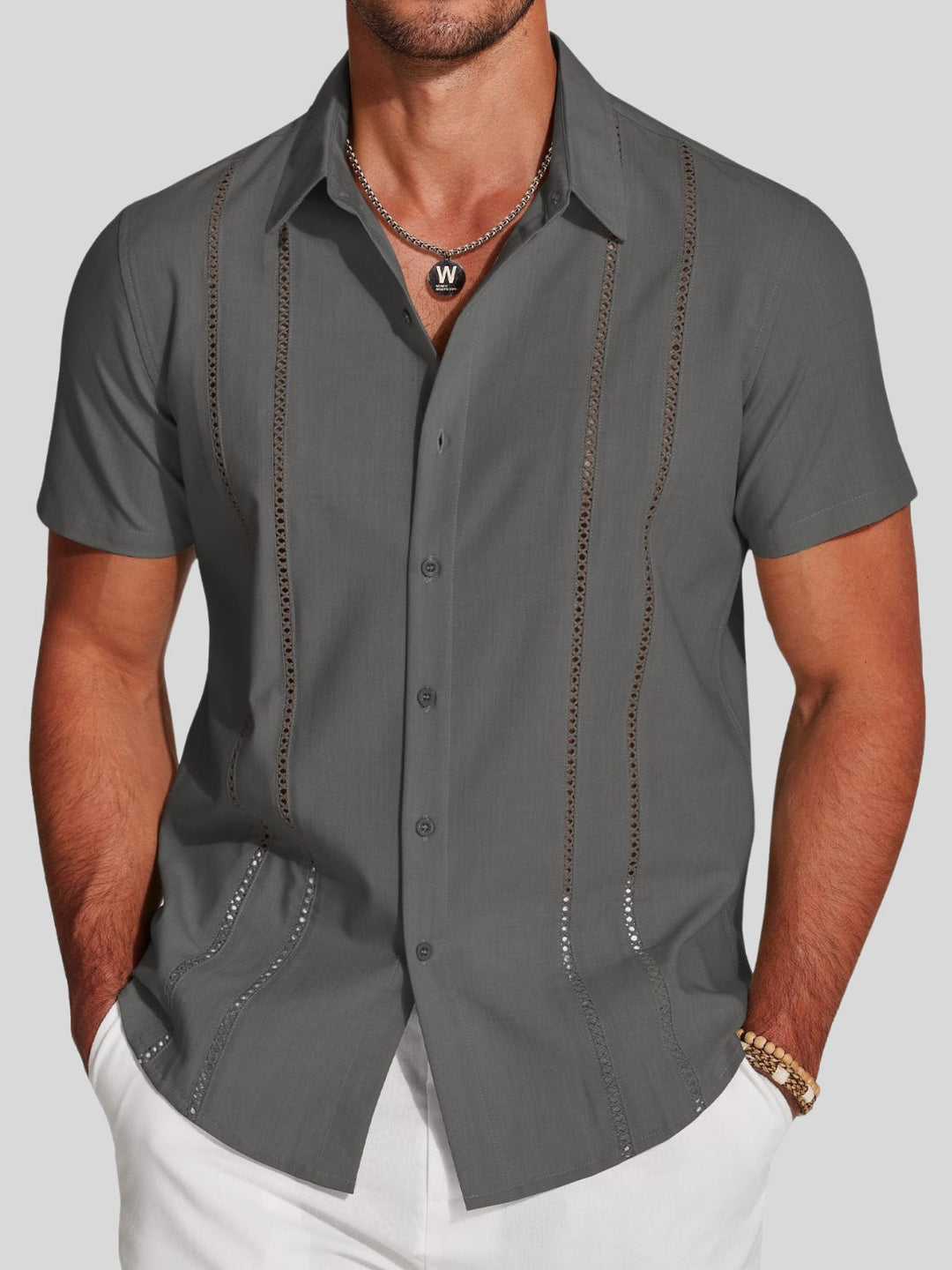 Summer Cuban Guayabera Shirt