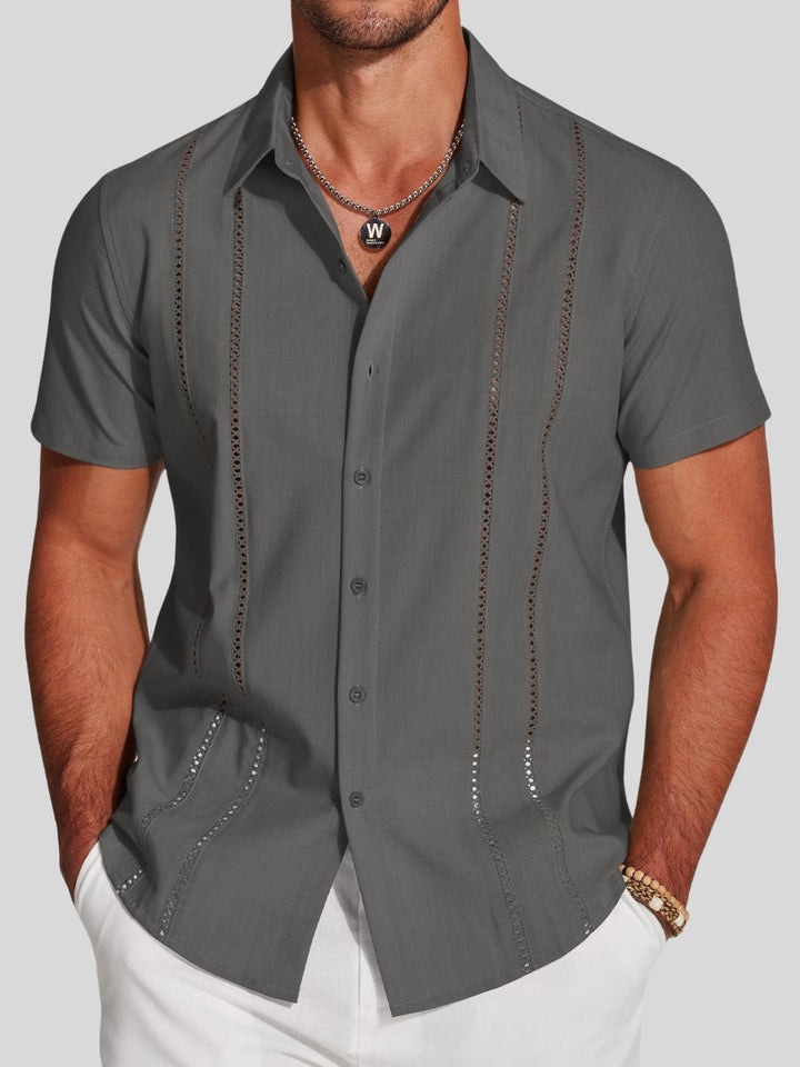 Summer Cuban Guayabera Shirt
