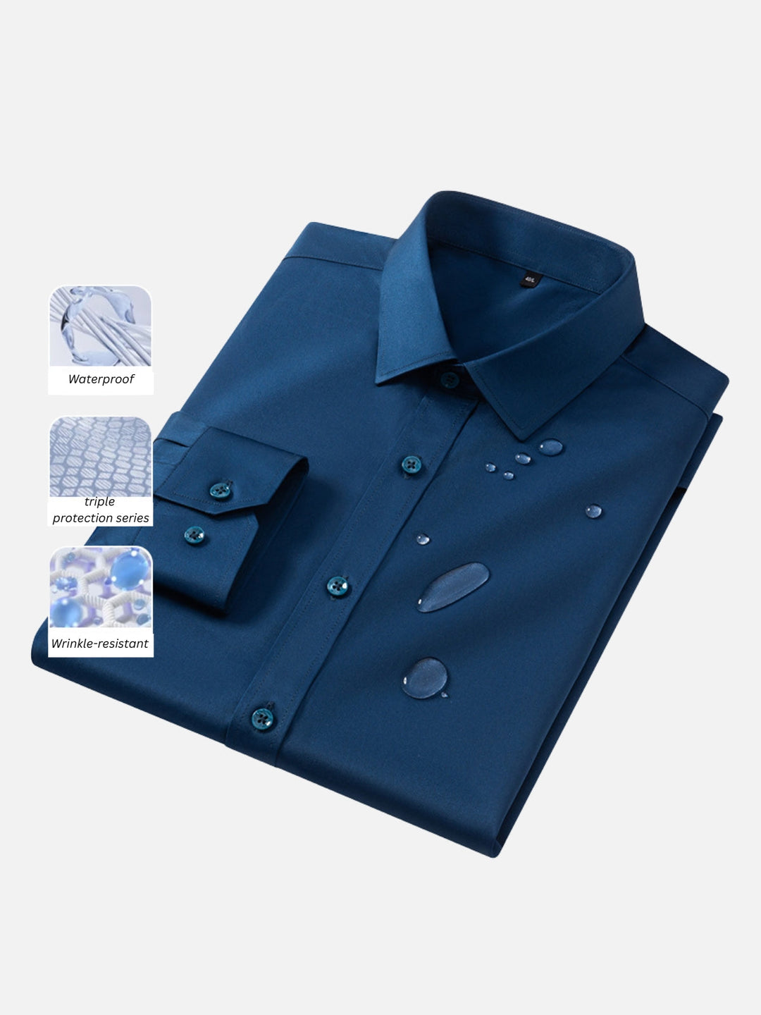 Water-Repellent Wrinkle-Free Dress Shirt