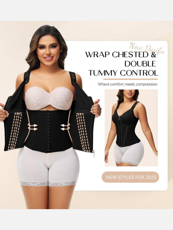 SculptMesh™ 3-Bra Shaping Vest with Built-In Bra