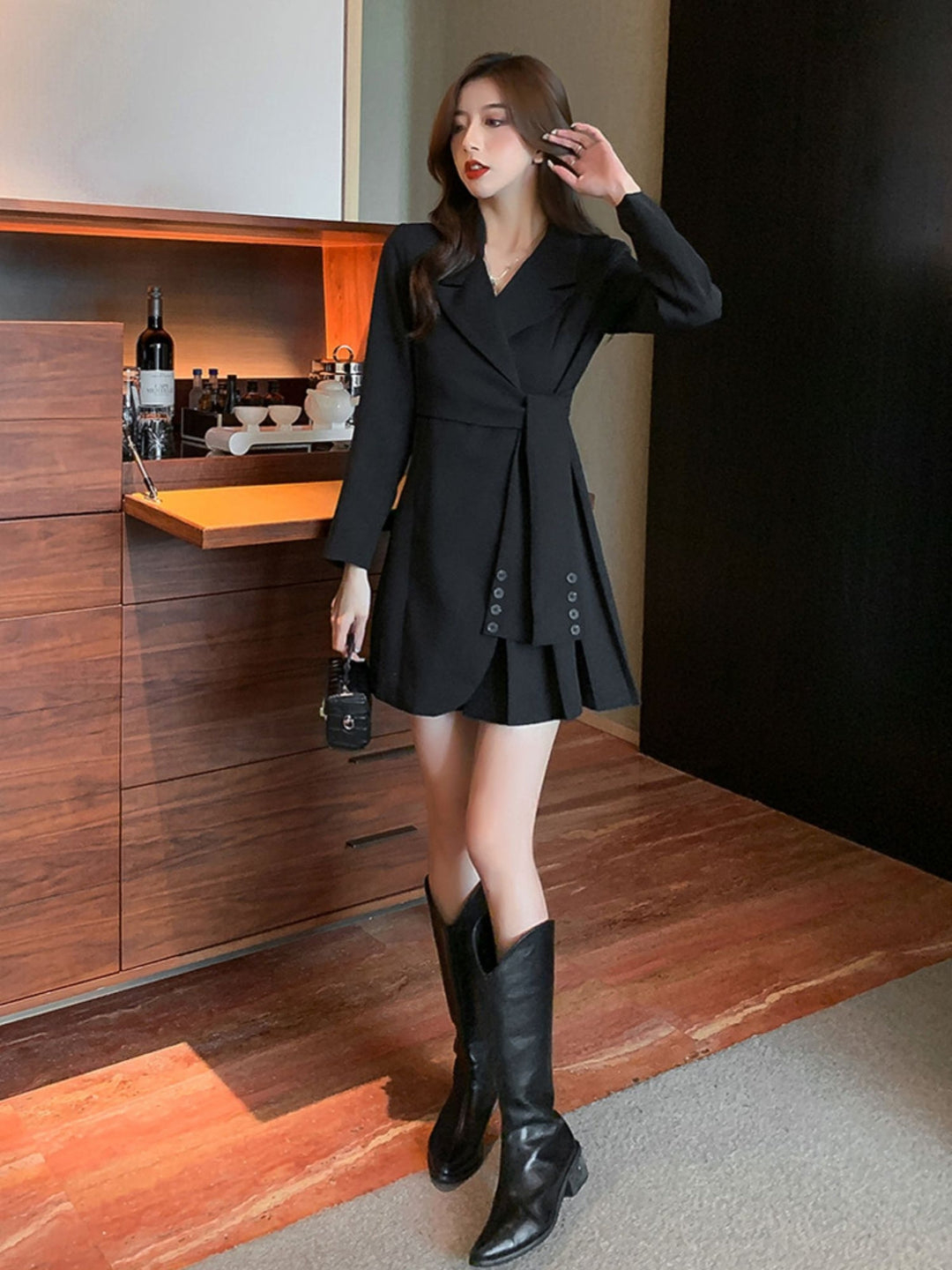 WLS High-End Waist-Slimming Suit Dress Jacket