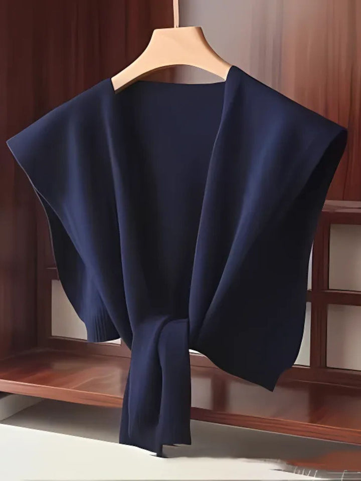 WLS Shoulder Pad Waistcoat Wool Scarf