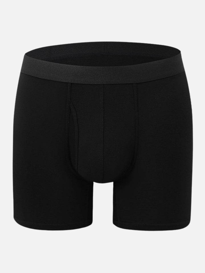 8-Pack Ultra-Comfort Bamboo Boxer Briefs – Breathable, Stretch Fit, Mid-Waist