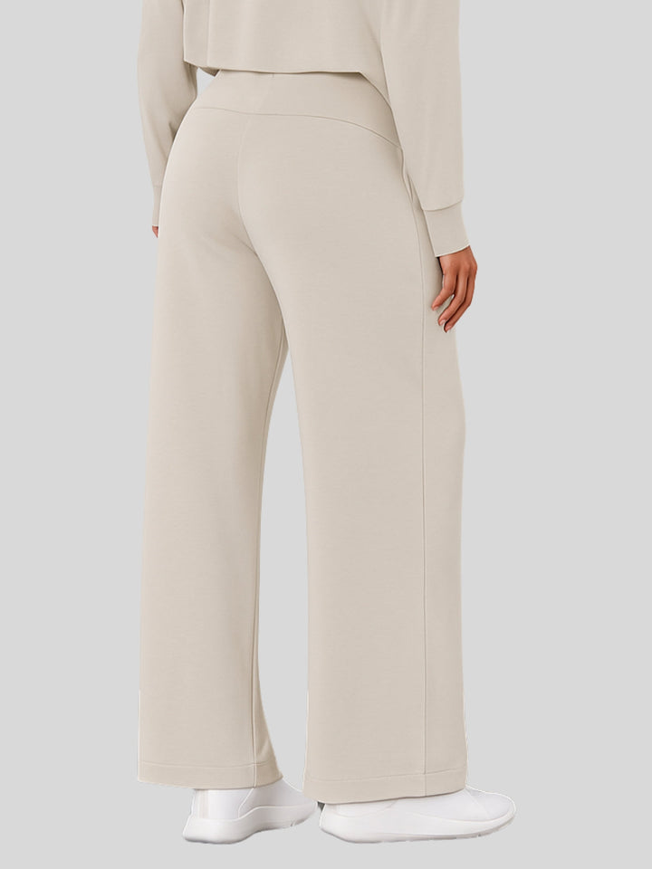 WLS Modal Blend Wide-Leg Trousers